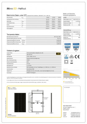 Balkonkraftwerk mit 2x Solar Fabrik 380 Wp PV-Module & 1x Hoymiles 600 W HM-600 Modulwechselrichter ohne Unterkonstruktion - Umsatzsteuer-frei